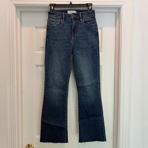 CJLA Kate Jeans Dark Wash Raw Edge